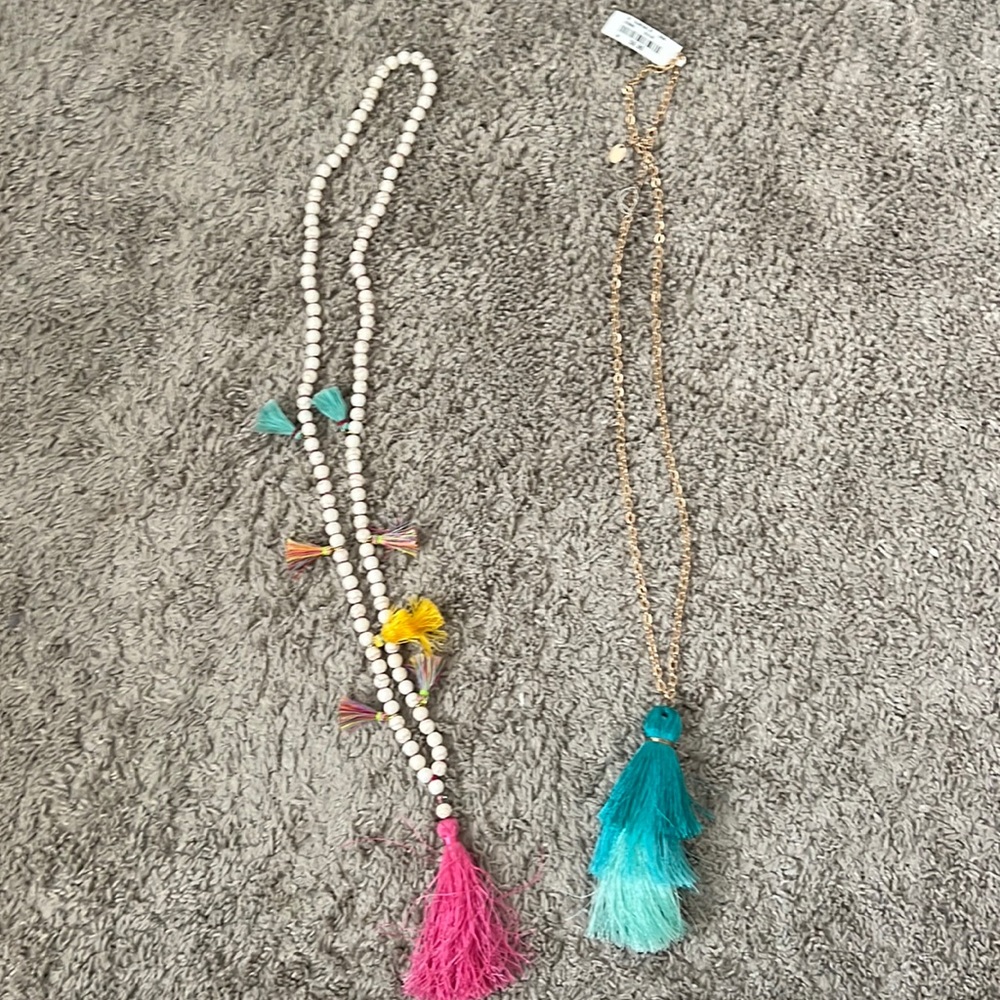 Tassel necklaces